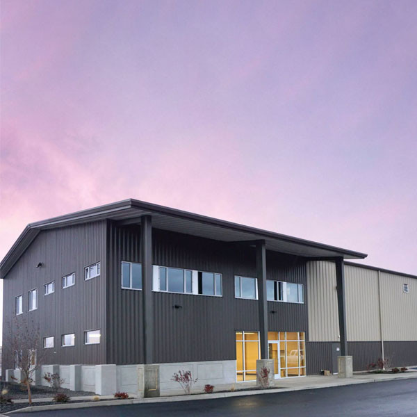 Modern Steel Structure Gymnasium Warehouse Building With Insulation And Gutter