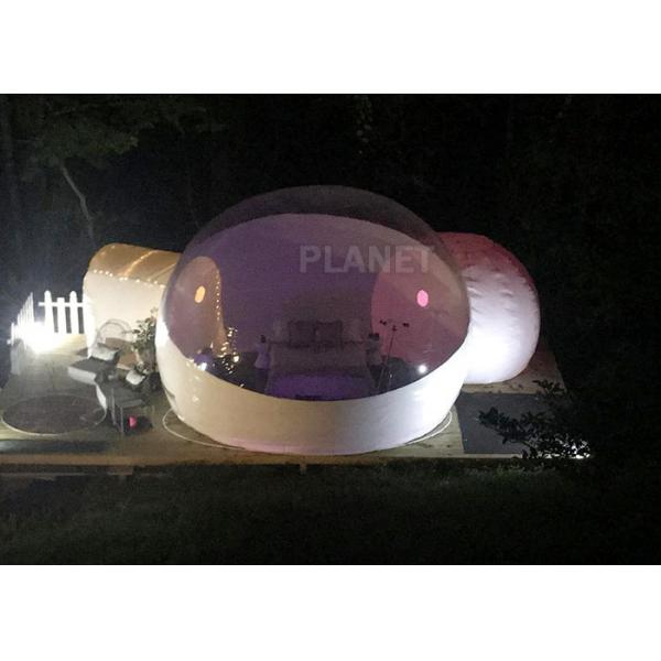 Advertising Inflatable Bubble Ball Two Tunnel , Giant Bubble Tent House