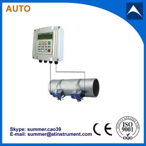 Cheap wall mounted Ultrasonic Flowmeter/ ultrasonic transducer flow meter for sale