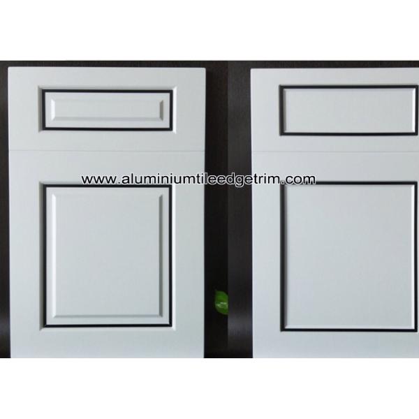 Anodised Aluminium T Moulding Trim Profile For Display Cabinet / Wardrobe Door