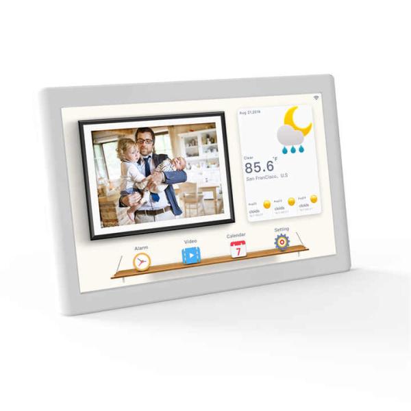 JCVISION JC-FRAME DIGITAL PHOTO FRAME 10.1 Inch WIfi Android Photos VIdeos Digital Photo Frame