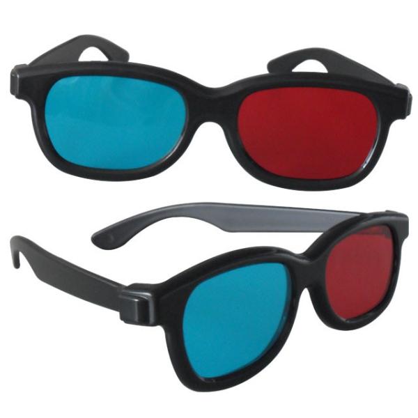 Cheapest Price Blue And Red 3D Glasses For 3D Moive Projector Eye Glasses Home Use