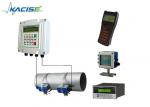 Wall Mount Fixed Handheld Ultrasonic Flow Meter For DN15 - 6000 Pipe Easy