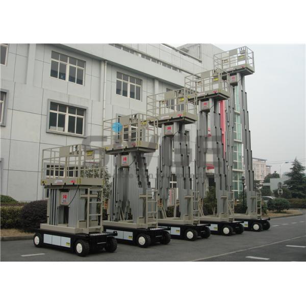 8m Self Propelled Hydraulic Aluminum Work Platform 400kg Loading For Two Men