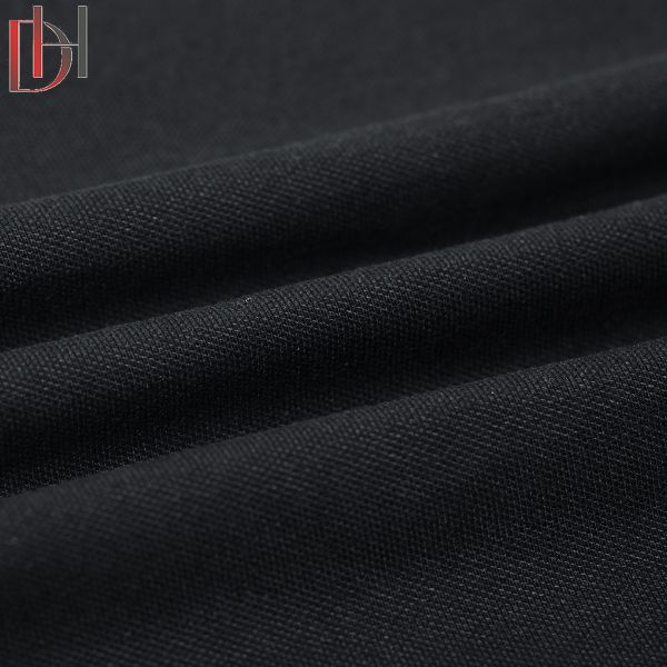 Plain Dyed 96% Cotton 4% Spandex Fabric Summer Business T Shirt Wicking Rib Pique Fabric 200g