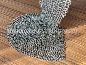 Cheap Stainless Steel Architectural Wire Ringmesh Chainmail For Decoration Curtain Drapery for sale