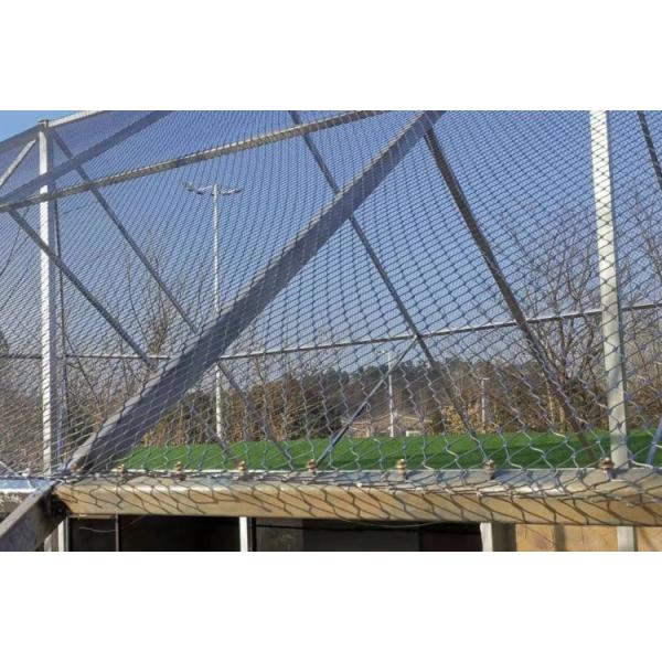 SS316 30mm*30mm Wire Rope Mesh Manufacturer For Avairy Zoo Mesh