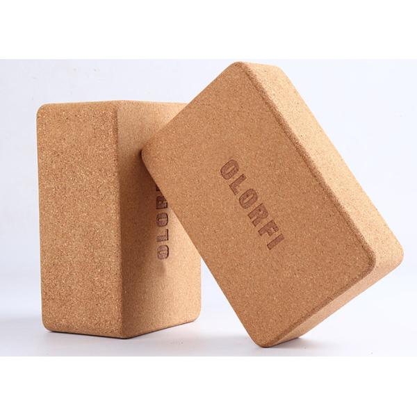 Square Cork Yoga Block Slip Resistant Moisture Proof Eco Friendly Material