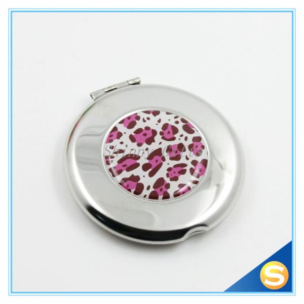 Metal Pocket Mirror Decorative Small Make Up Mirror