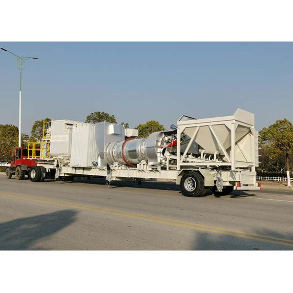 Energy Saving Small Portable Asphalt Plant / Drum Mix Asphalt Plant