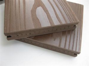 China Outside Solid Pvc Vinyl Flooring Boards with Coffee , ASA Surface Coextruded on sale