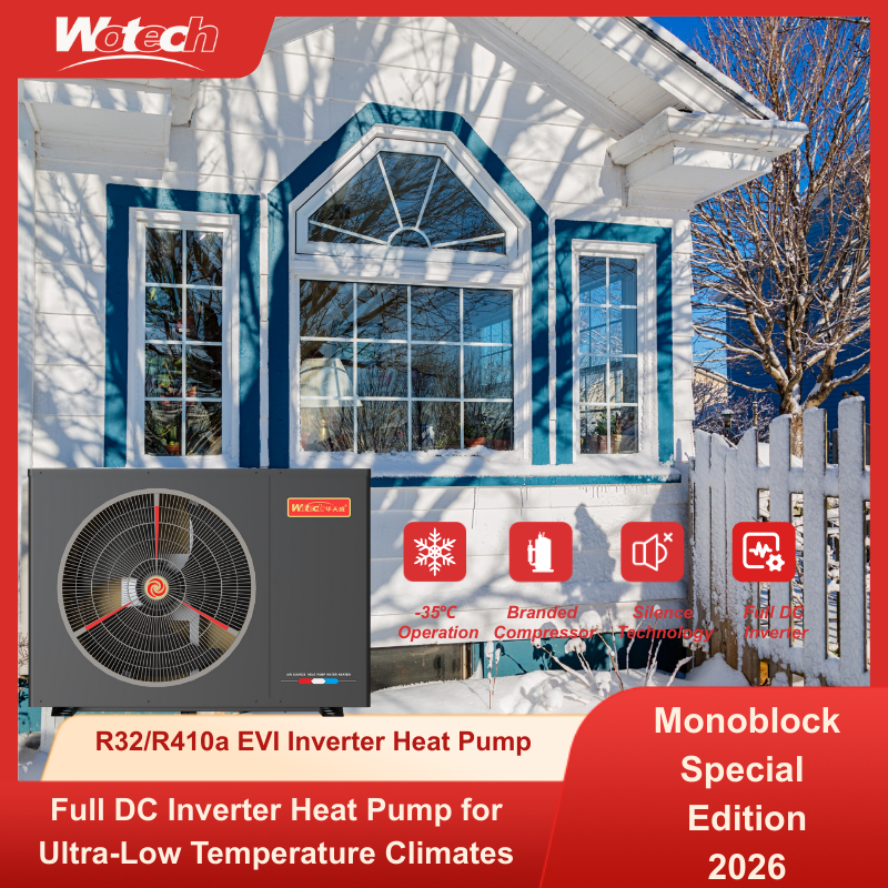 R32 Inverter Monoblock Heat Pump