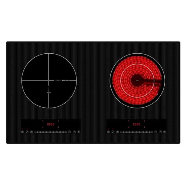 4.4kw Two Zone Slide Touch Infrared Ceramic Induction Stove