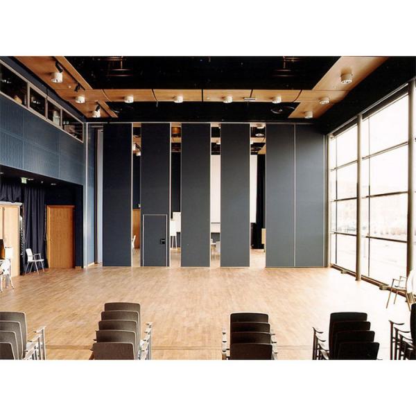 Mobile Folding Partition Walls Commercial Melamine Meeting Room Sliding Partitions