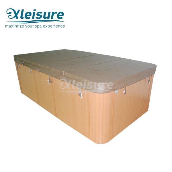 Foldable Whirlpool Swim Spa Covers Hard Plastic Floating Hot Tub Cover