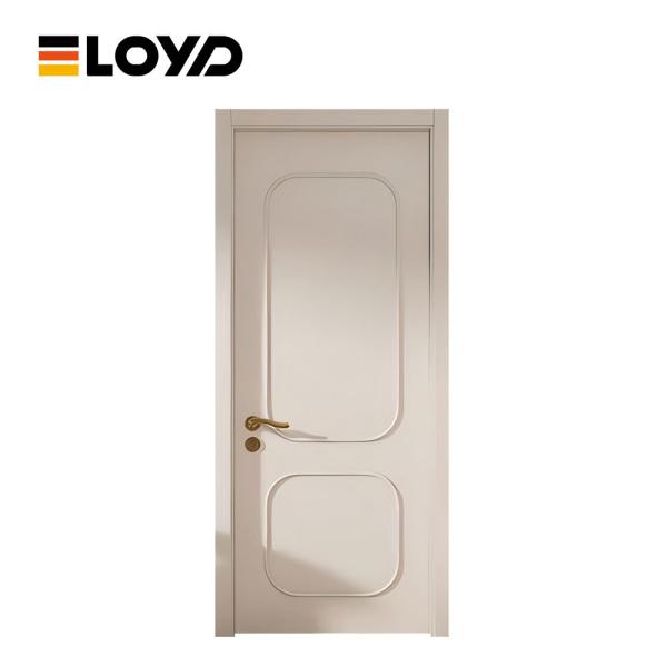 Solid Wood Glass French Door Inward Opening Wrought Iron Profile