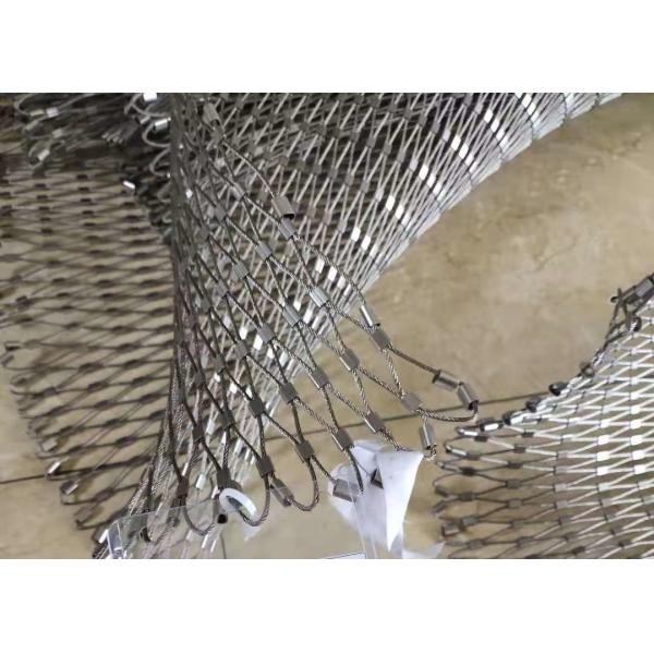 Flexible Stainless Steel Wire Rope Mesh For Balustrade Or Railing 3.0 Mm
