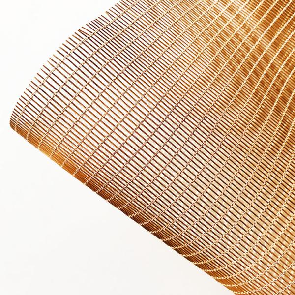 Security Weatherproof Laminated Glass Metal Fabric 0.15mm-0.3mm Thickness