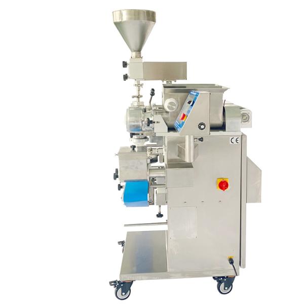 P170 Gear Pump Type Chocolate Jam Peanut Butter Stuffed Automatic Double Filling Encrusting Machine