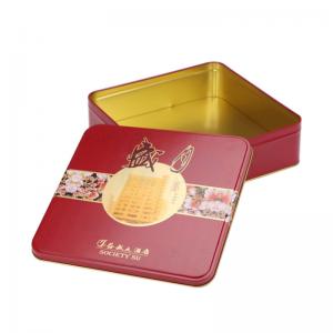 Cheap Embossed Rectangular Tea Tins Metal Tea Storage Containers Tin Box Canisters for sale
