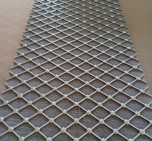 Corrosion Resistance Customizable Architecture Metal Mesh In Cabinets