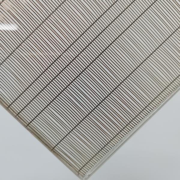 High Tensile Strength Strength Decorative Wire Mesh Laminated Glass Fire Resistance A1