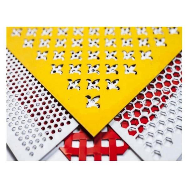Slotted Hole Punched Metal Sheet and Perforated Metal Panel in Multiple Colors with Aluminum and Stainless Steel Material