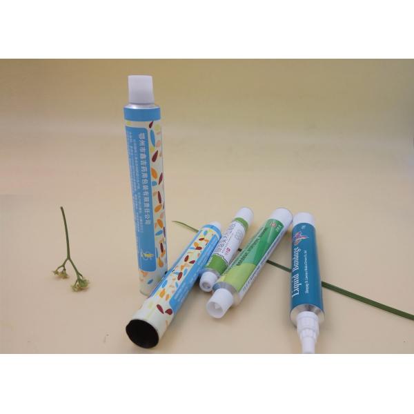20g Printed Empty Aluminum Tubes , Custom Artwork Metal Squeeze Tubes