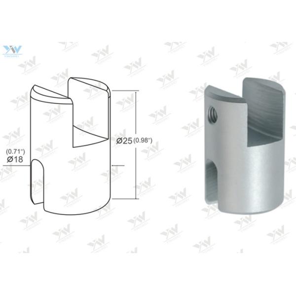 Aluminum Material Cable Display Components Side Clamps For Conference Rooms