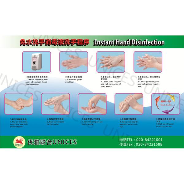 Antibacterial Alcohol Gel Hand Sanitizer , Instant Hand Sanitizer 500ml Transparent Liquid