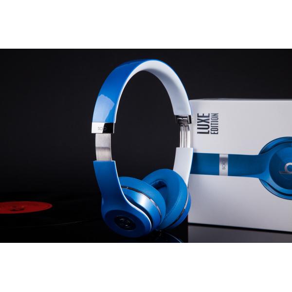 2016 Newest Beats Solo2 Over-The-Ear Luxe Edition Blue Headphones with seal box made in china grgheadsets-com.ecer.com