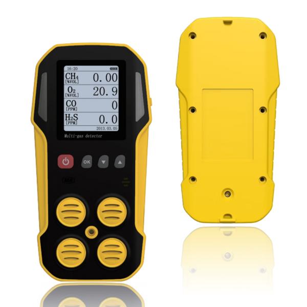 4-in-1 Multi-Gas Detector CH4 CO H2S O2 High-Precision Multi-Gas Detector Sensor with Alarm Settings