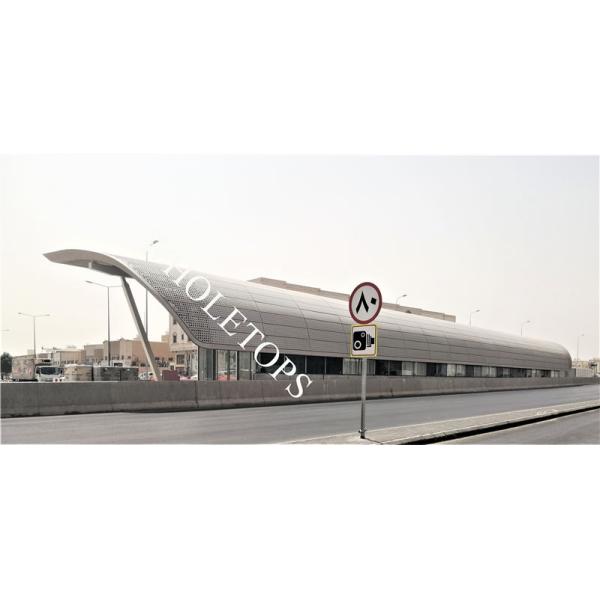 PPG Coating SGS 5.0MM 6.0MM Aluminum Building Panels For Rail Way Station