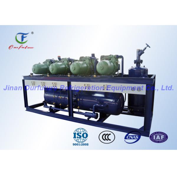 Parallel Commercial Refrigeration Units Screw Type , High Temperature
