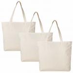 Funky Business Tote Bags Personalized , Heavy Plain Canvas Tote Bags