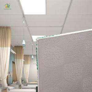 Cheap Customized  Smoke Proof PVC Gypsum Perforated Ceiling 603x603mm For Home Theater for sale