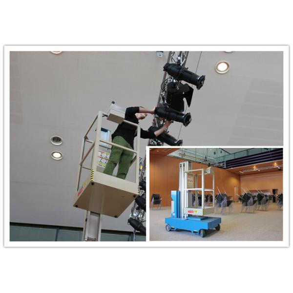 GTWZ3-1003 Single Mast Lift Self Propelled Electric Work Platform For Supermarket