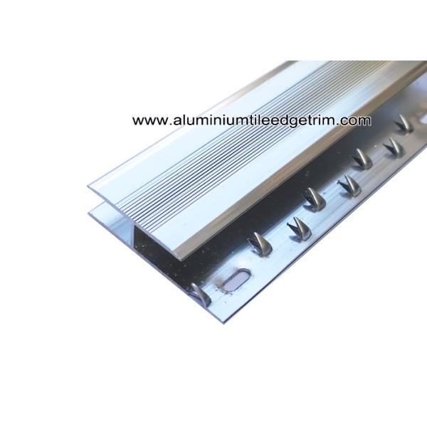 Flat Type Aluminium Ceramic Tile Or Laminate Floor To Carpet Transition Strip 