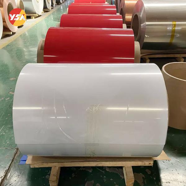 3004 color coated aluminum coil special corrosion protection material for home appliance housings 0.2-2.0mm custom sizes