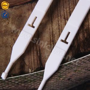 Cheap 58mm*159mm White Belt Plastic Hanger With Two Hooks for sale