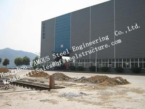 Column Type Prefabricated Industrial Steel Buildings Welded Craft For Workshop