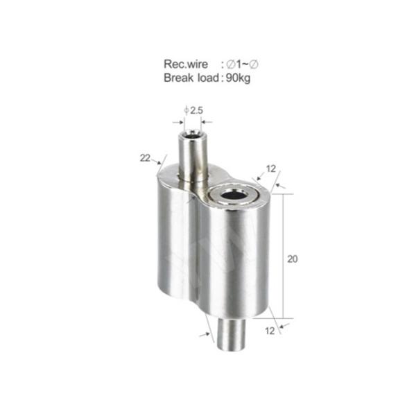 Double Mechanism Cable Looping Gripper Zinc Alloy Material Custom Color