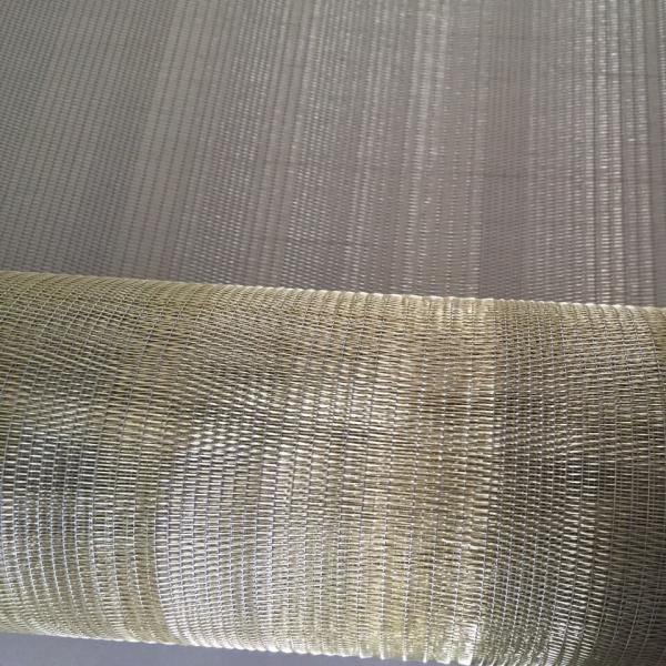 Fire Resistant Transparent Insulated Metal Laminated Glass Fabric For Building