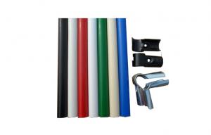 Cheap Eco-friendly  Flexible Plastic Coated Pipe and Pipe Joint  in 1.2mm for sale