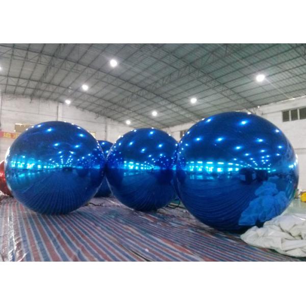 Inflatable Huge Bule Mirror Ball Advertising Inflatable Product Large Mirror Balloon