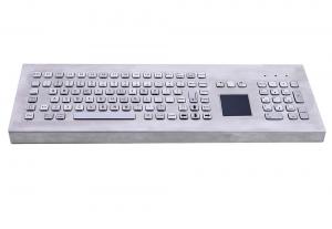 Cheap Stainless Steel Wireless Keyboard Mouse Combo , Heavy Duty Computer Keyboard Mouse for sale