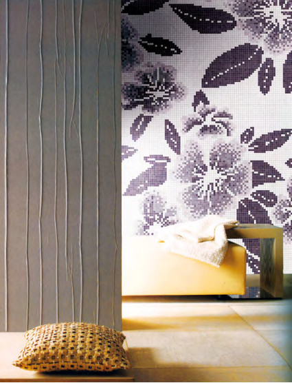 Mosaic tile design recycled glass mosaic pattern customized size and design