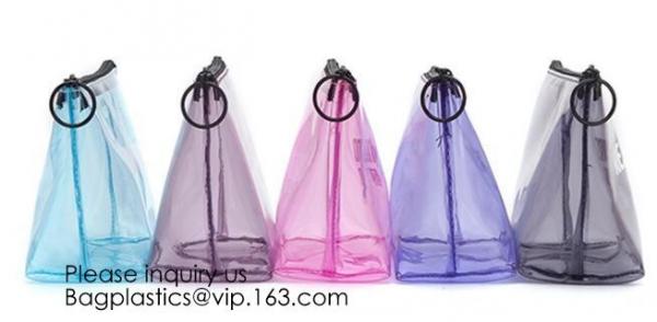 Cute Unicorn PVC Transparent Travel Accessory Cosmetic Bag Waterproof Makeup Pouch Cactus Flamingo Wash Kits Organizer