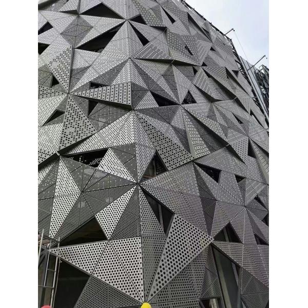 High Strength Punched Aluminum Sheets Weather Resistant ISO9001 approved