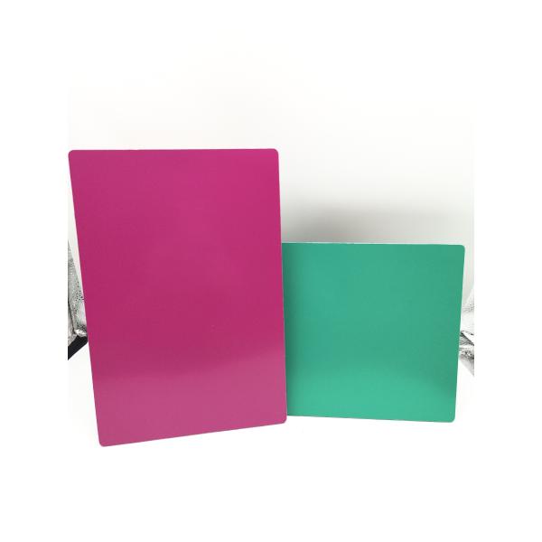 High Gloss Fire Rated ACP Sheets 2440mm Length Aluminium Composite Panel